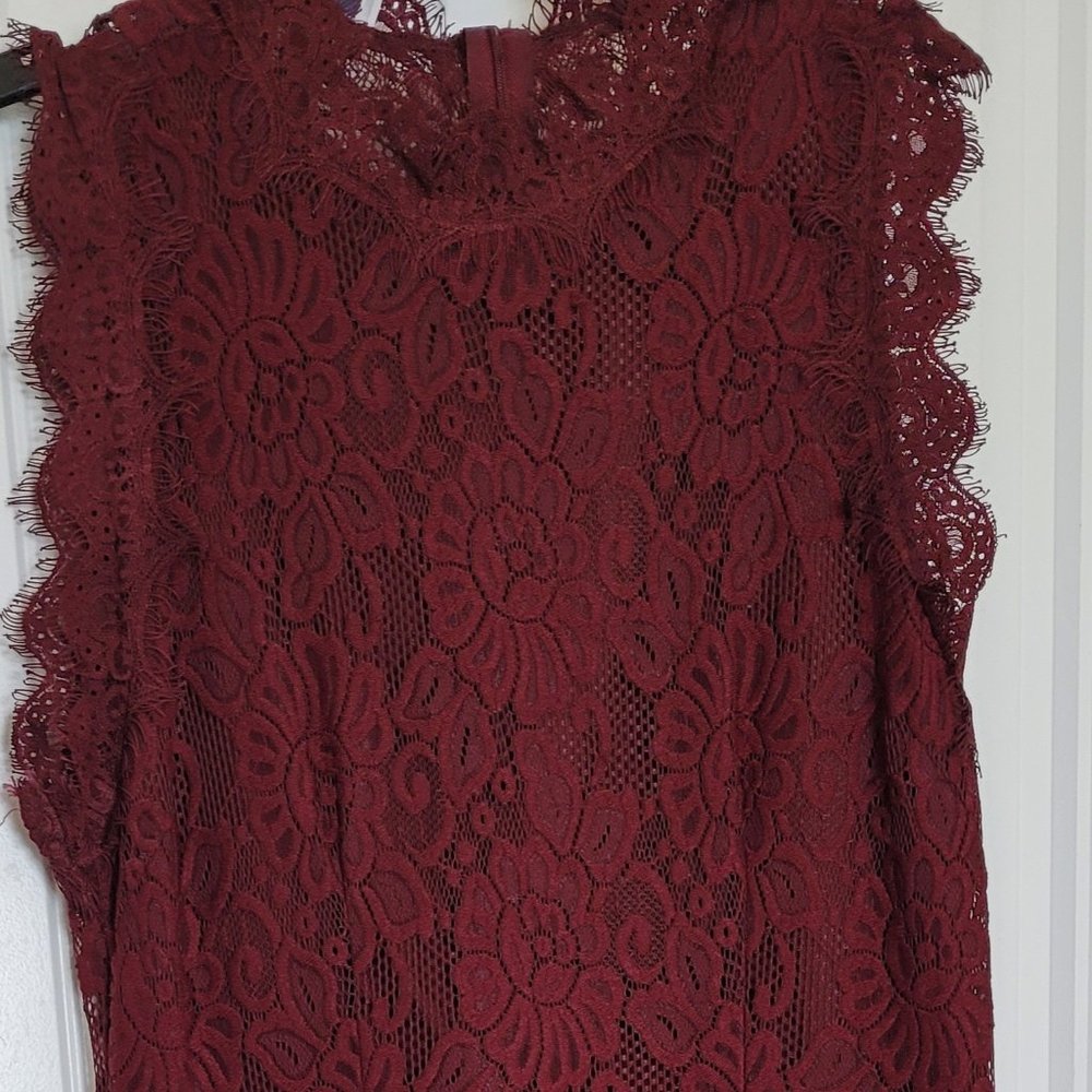 Maroon Formal Dress